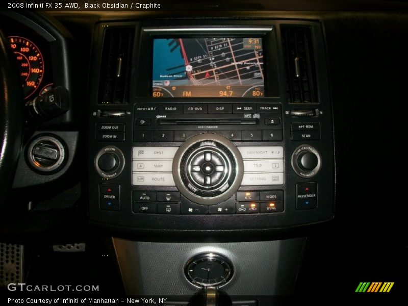 Black Obsidian / Graphite 2008 Infiniti FX 35 AWD
