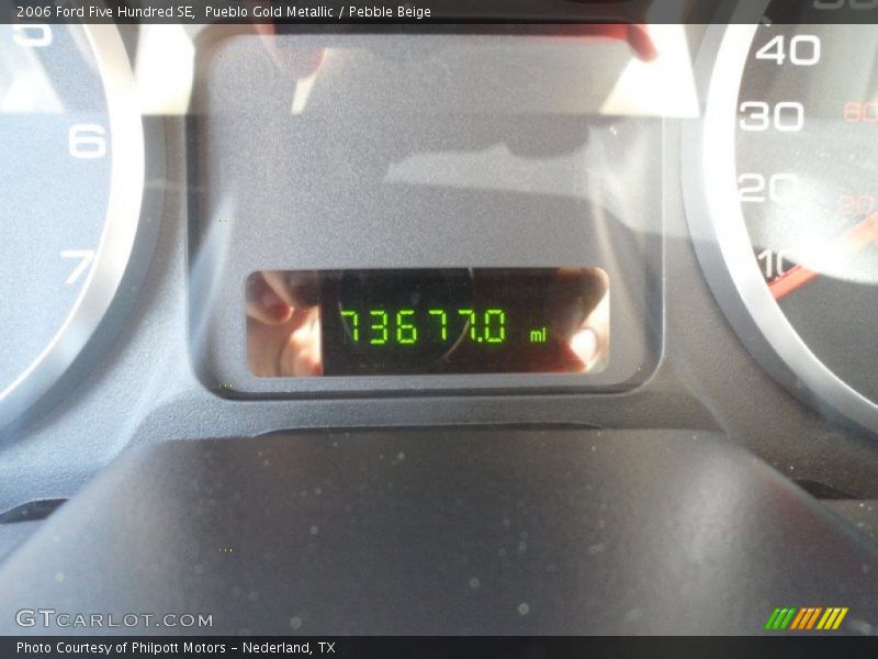 Pueblo Gold Metallic / Pebble Beige 2006 Ford Five Hundred SE
