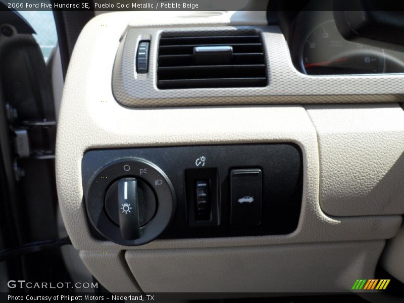 Pueblo Gold Metallic / Pebble Beige 2006 Ford Five Hundred SE