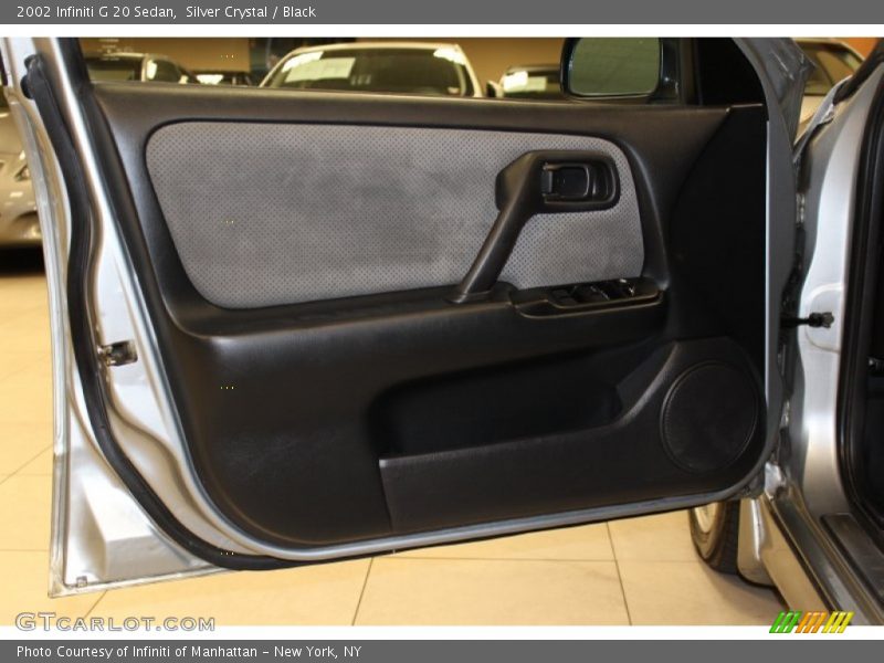 Silver Crystal / Black 2002 Infiniti G 20 Sedan
