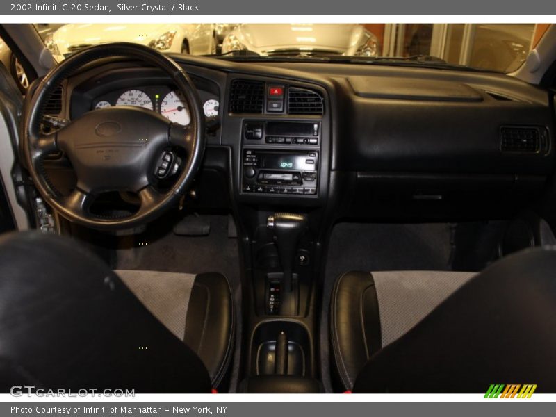 Silver Crystal / Black 2002 Infiniti G 20 Sedan