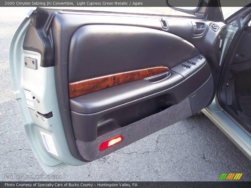 Light Cypress Green Metallic / Agate 2000 Chrysler Sebring JXi Convertible