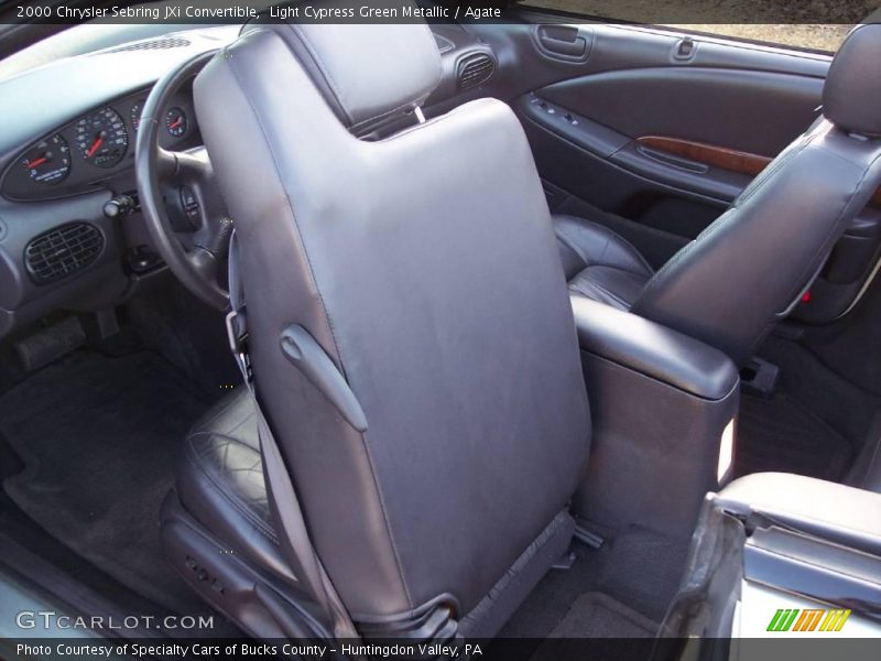 Light Cypress Green Metallic / Agate 2000 Chrysler Sebring JXi Convertible