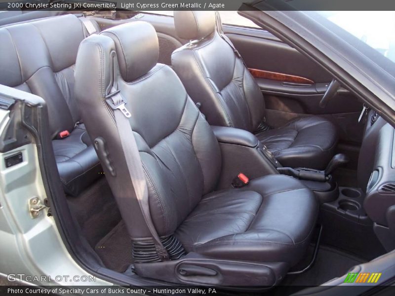 Light Cypress Green Metallic / Agate 2000 Chrysler Sebring JXi Convertible