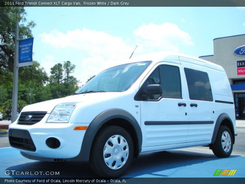 Front 3/4 View of 2011 Transit Connect XLT Cargo Van