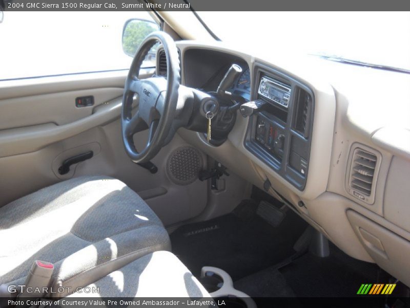 Summit White / Neutral 2004 GMC Sierra 1500 Regular Cab