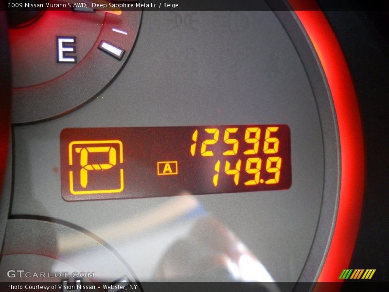 Deep Sapphire Metallic / Beige 2009 Nissan Murano S AWD