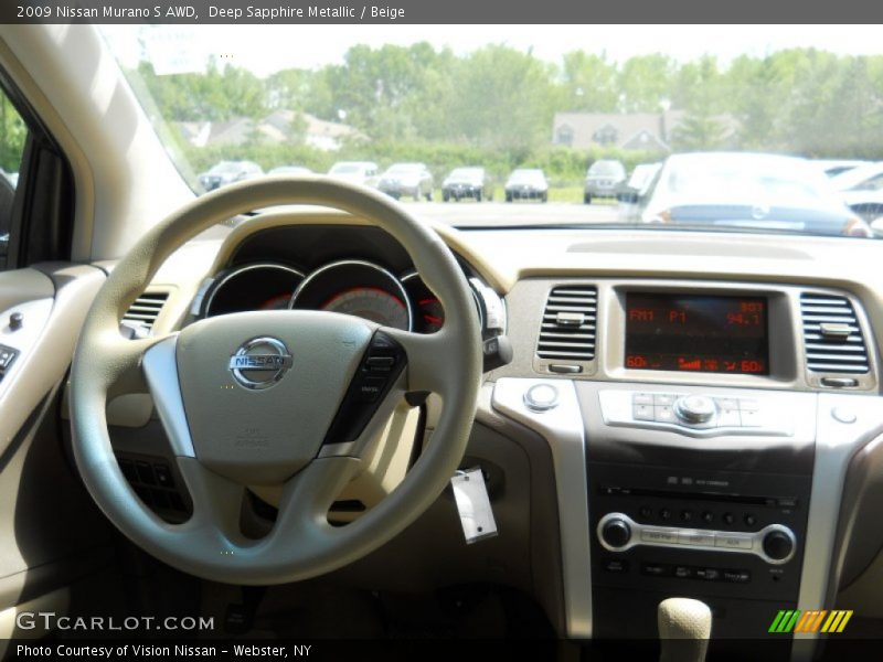 Deep Sapphire Metallic / Beige 2009 Nissan Murano S AWD
