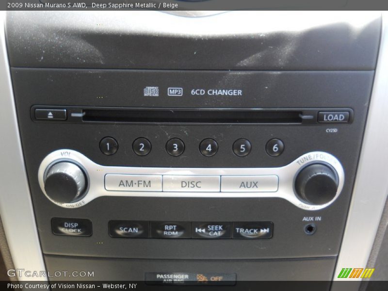 Deep Sapphire Metallic / Beige 2009 Nissan Murano S AWD