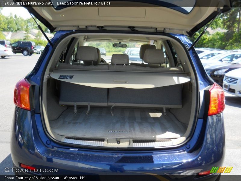Deep Sapphire Metallic / Beige 2009 Nissan Murano S AWD