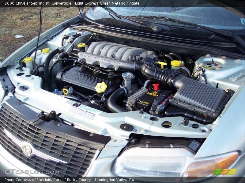 Light Cypress Green Metallic / Agate 2000 Chrysler Sebring JXi Convertible