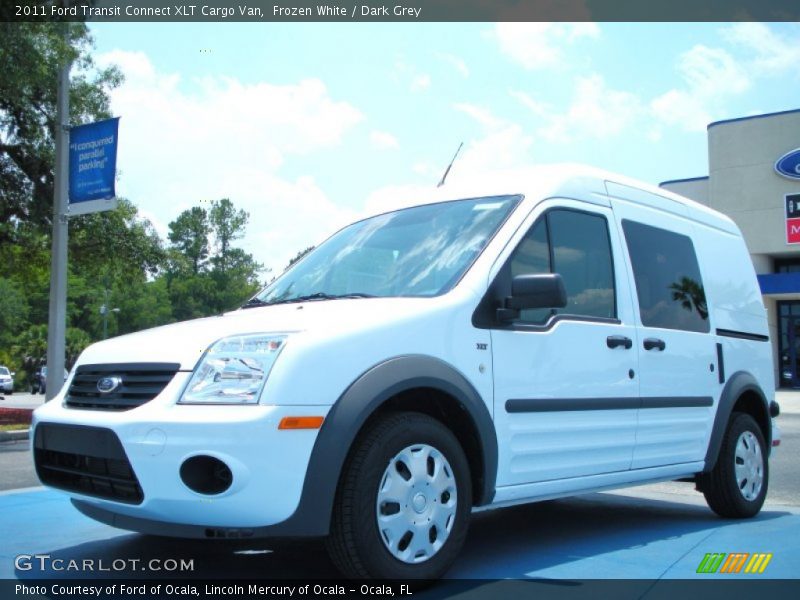Frozen White / Dark Grey 2011 Ford Transit Connect XLT Cargo Van