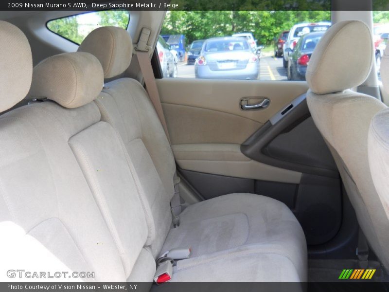 Deep Sapphire Metallic / Beige 2009 Nissan Murano S AWD