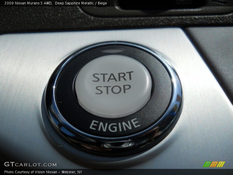Deep Sapphire Metallic / Beige 2009 Nissan Murano S AWD