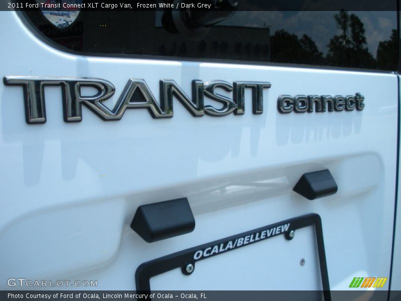 Frozen White / Dark Grey 2011 Ford Transit Connect XLT Cargo Van