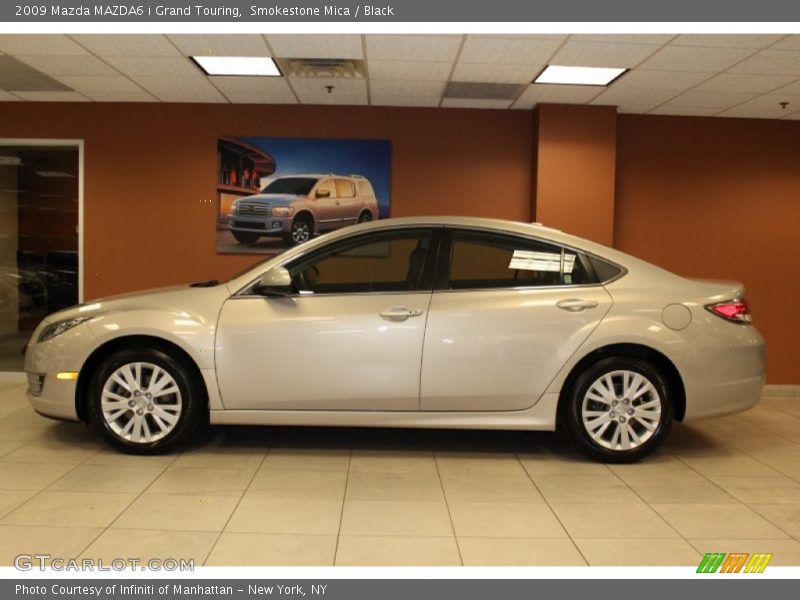 Smokestone Mica / Black 2009 Mazda MAZDA6 i Grand Touring