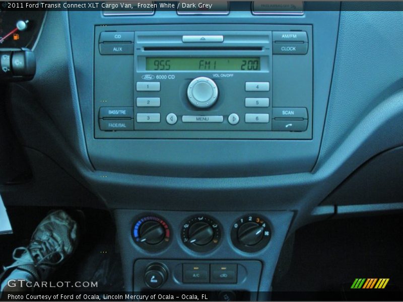 Controls of 2011 Transit Connect XLT Cargo Van