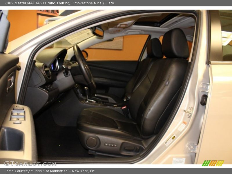 Smokestone Mica / Black 2009 Mazda MAZDA6 i Grand Touring