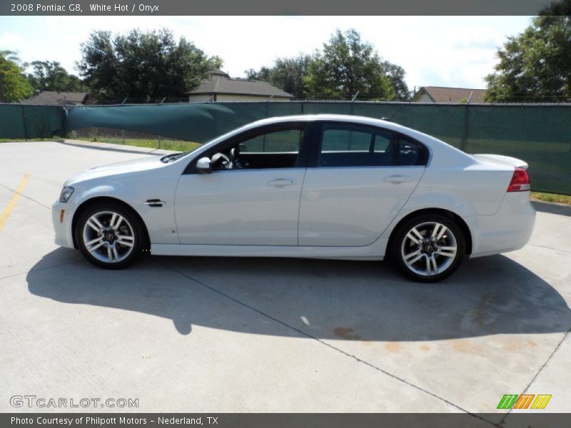 White Hot / Onyx 2008 Pontiac G8