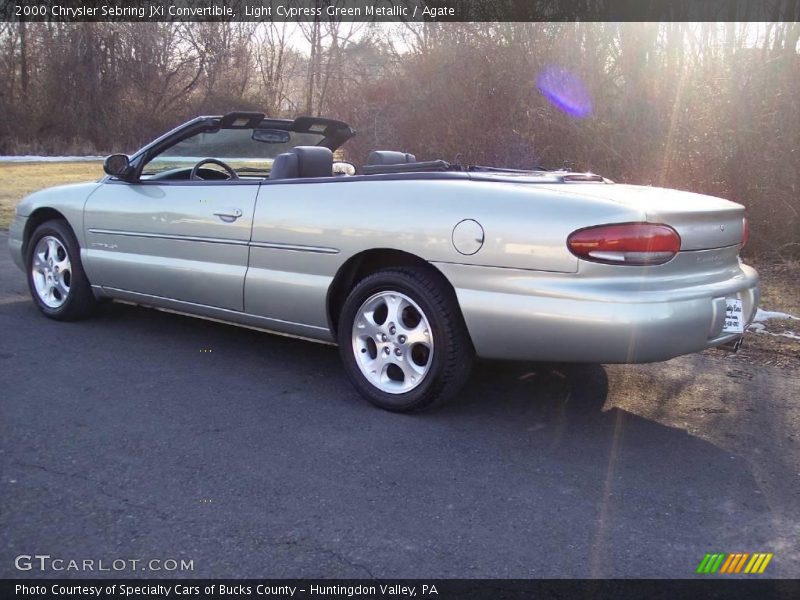 Light Cypress Green Metallic / Agate 2000 Chrysler Sebring JXi Convertible