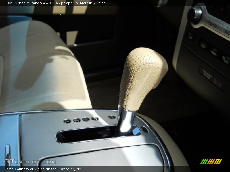 Deep Sapphire Metallic / Beige 2009 Nissan Murano S AWD