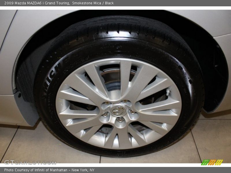 Smokestone Mica / Black 2009 Mazda MAZDA6 i Grand Touring