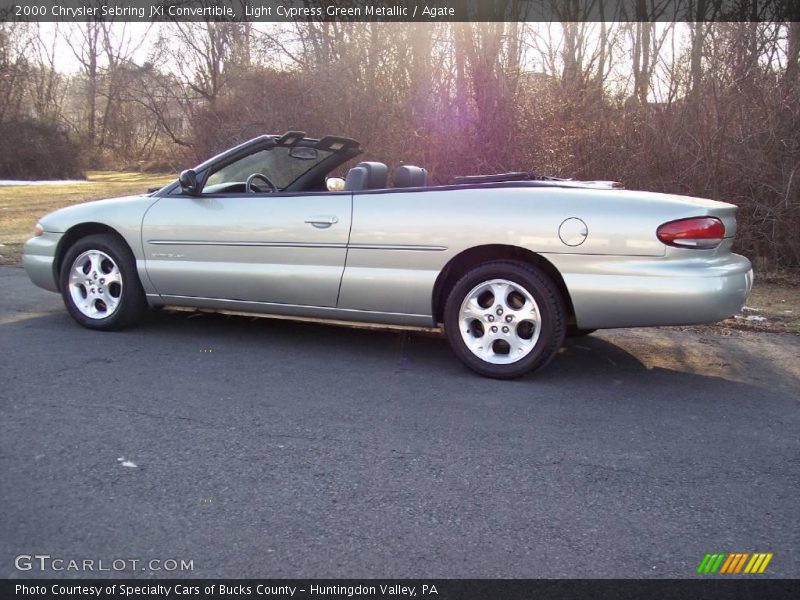 Light Cypress Green Metallic / Agate 2000 Chrysler Sebring JXi Convertible