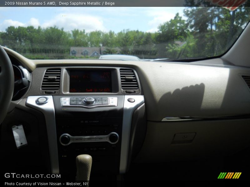 Deep Sapphire Metallic / Beige 2009 Nissan Murano S AWD
