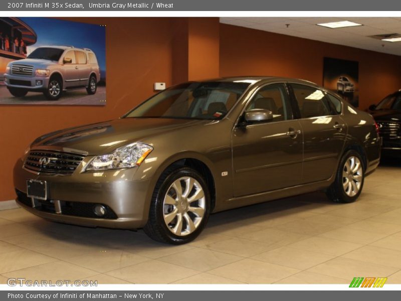 Umbria Gray Metallic / Wheat 2007 Infiniti M 35x Sedan