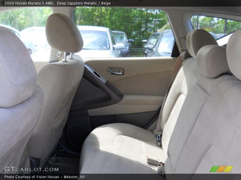 Deep Sapphire Metallic / Beige 2009 Nissan Murano S AWD