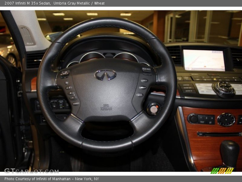 Umbria Gray Metallic / Wheat 2007 Infiniti M 35x Sedan
