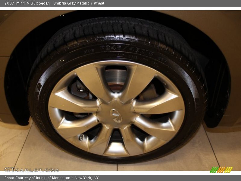 Umbria Gray Metallic / Wheat 2007 Infiniti M 35x Sedan