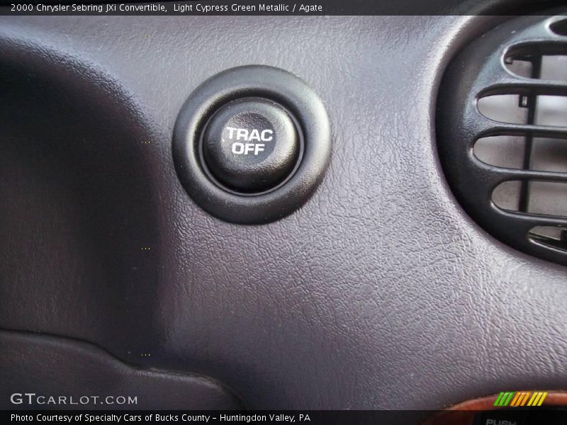 Light Cypress Green Metallic / Agate 2000 Chrysler Sebring JXi Convertible