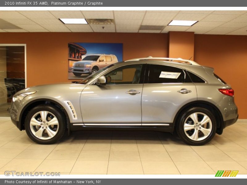 Platinum Graphite / Graphite 2010 Infiniti FX 35 AWD