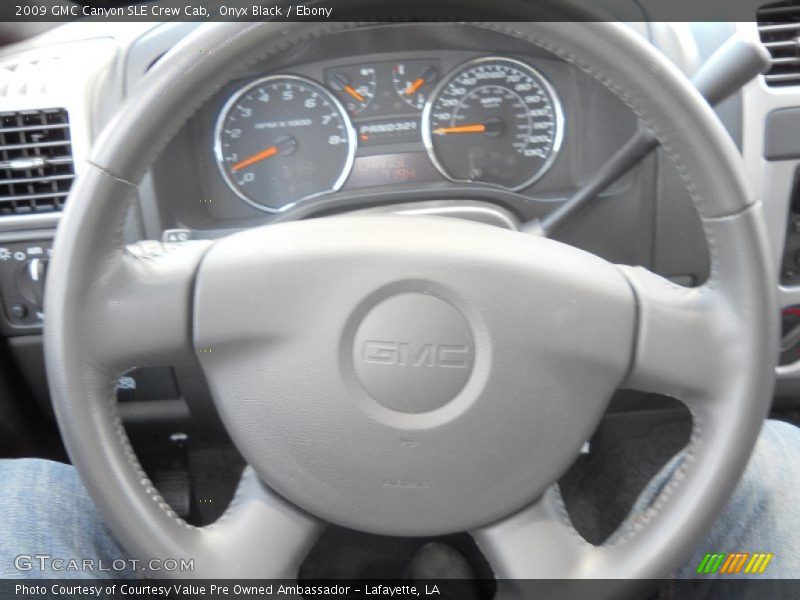 Onyx Black / Ebony 2009 GMC Canyon SLE Crew Cab