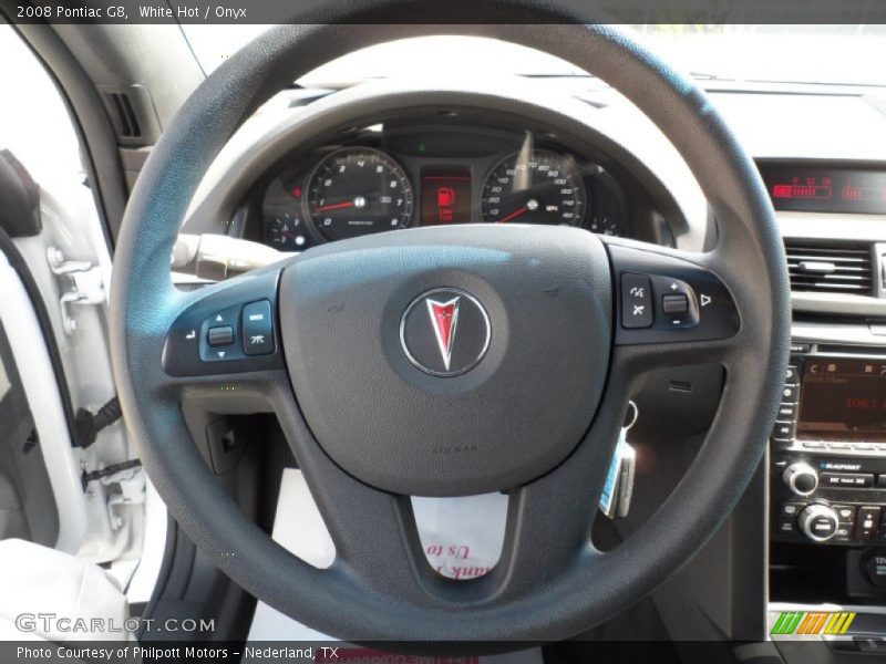 White Hot / Onyx 2008 Pontiac G8