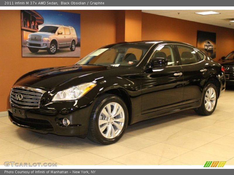 Black Obsidian / Graphite 2011 Infiniti M 37x AWD Sedan
