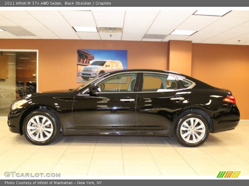 Black Obsidian / Graphite 2011 Infiniti M 37x AWD Sedan