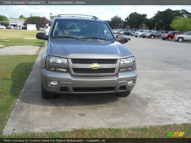 Graystone Metallic / Ebony 2008 Chevrolet TrailBlazer LT