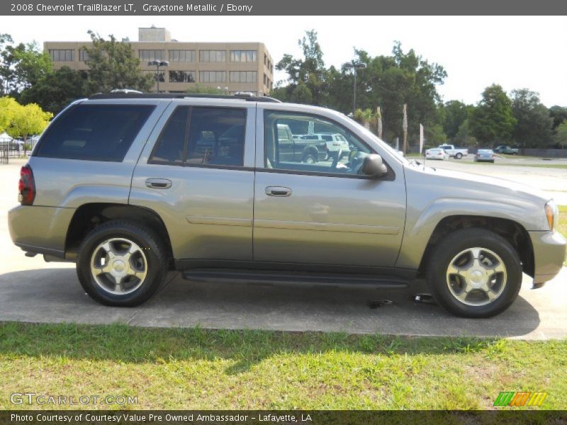 Graystone Metallic / Ebony 2008 Chevrolet TrailBlazer LT