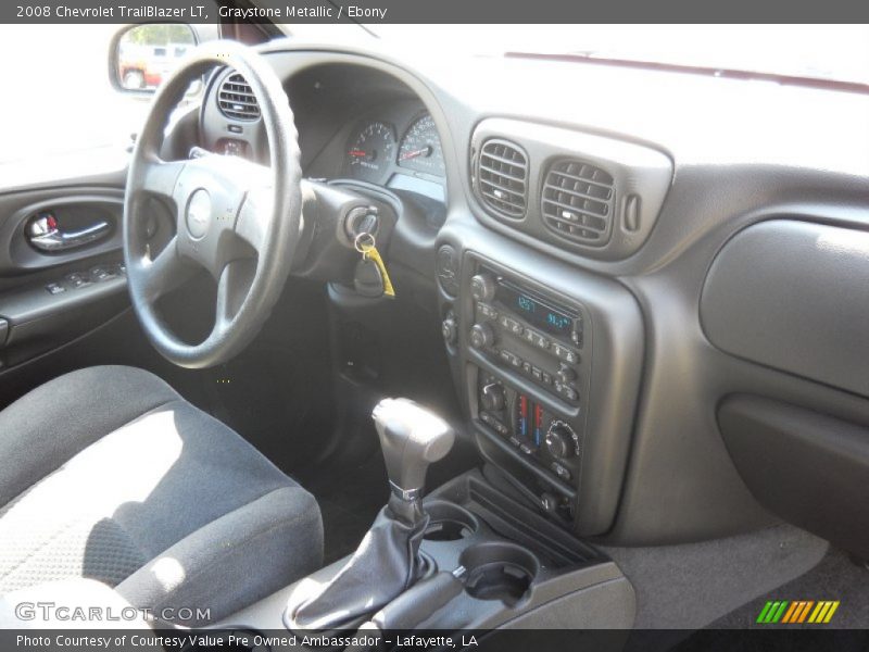 Graystone Metallic / Ebony 2008 Chevrolet TrailBlazer LT