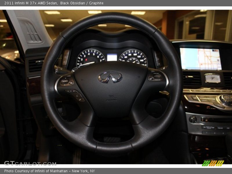 Black Obsidian / Graphite 2011 Infiniti M 37x AWD Sedan