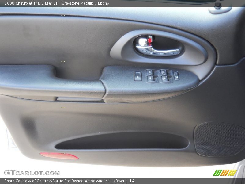 Graystone Metallic / Ebony 2008 Chevrolet TrailBlazer LT