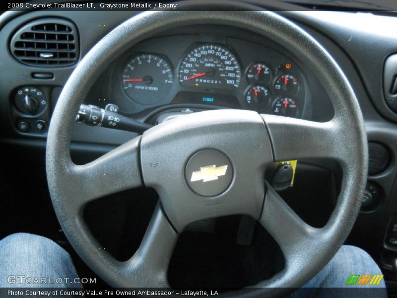 Graystone Metallic / Ebony 2008 Chevrolet TrailBlazer LT