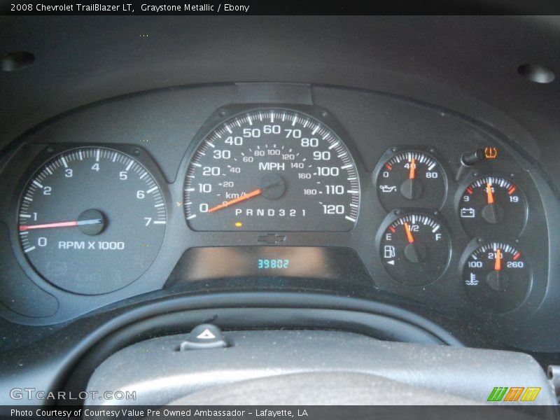 Graystone Metallic / Ebony 2008 Chevrolet TrailBlazer LT