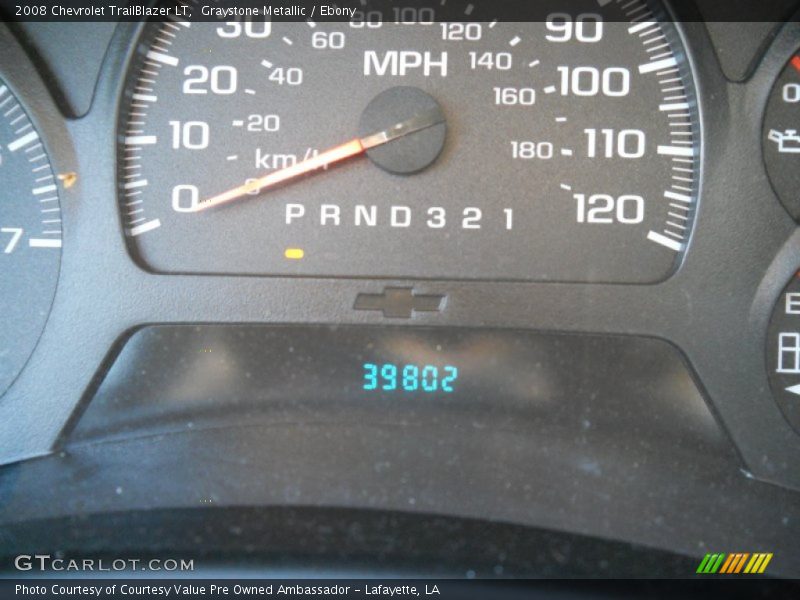Graystone Metallic / Ebony 2008 Chevrolet TrailBlazer LT