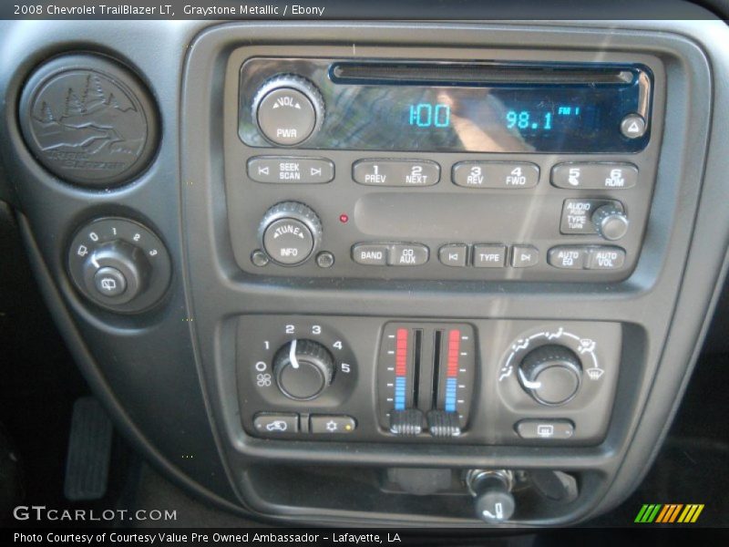 Graystone Metallic / Ebony 2008 Chevrolet TrailBlazer LT