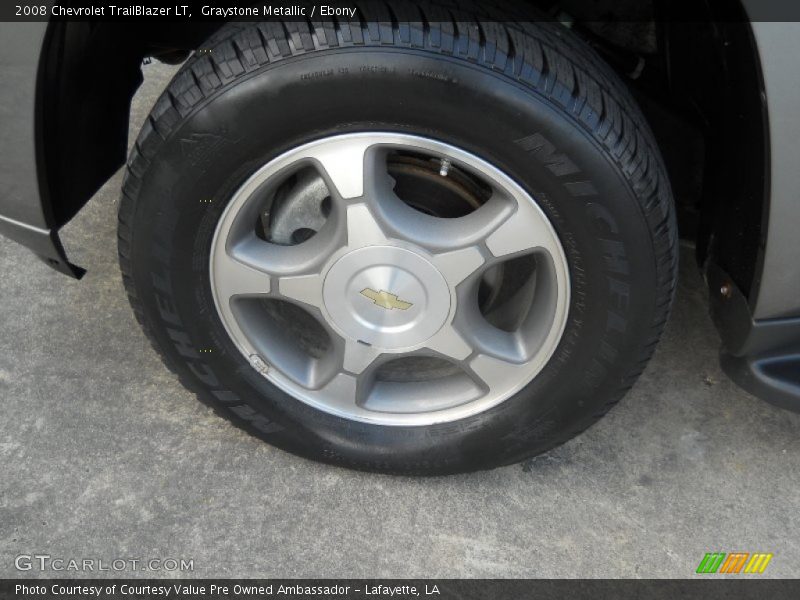 Graystone Metallic / Ebony 2008 Chevrolet TrailBlazer LT