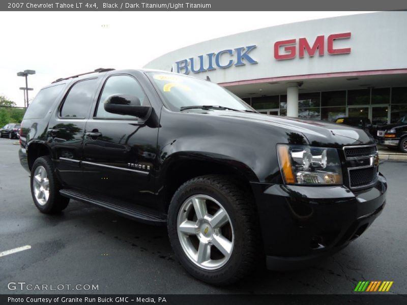 Black / Dark Titanium/Light Titanium 2007 Chevrolet Tahoe LT 4x4