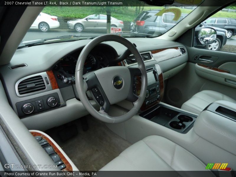 Black / Dark Titanium/Light Titanium 2007 Chevrolet Tahoe LT 4x4